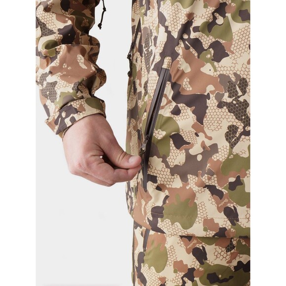 Duck Camp Men's 3L Ultralight Rain Jacket Breathable Wetland Medium MSRP $229 - Picture 6 of 8